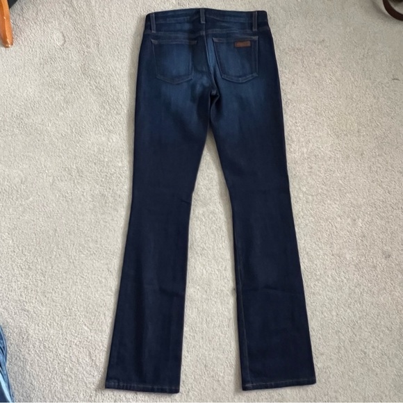 Joe’s Jeans Slim Fit Mini Boot Cut Jeans in Nevaeh Wash / Dark Medium Blue Wash - Picture 4 of 8